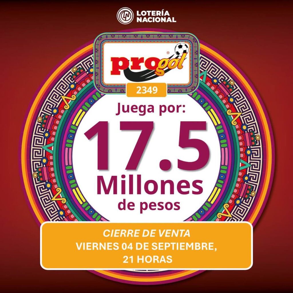 gráfico del
Progol 2349