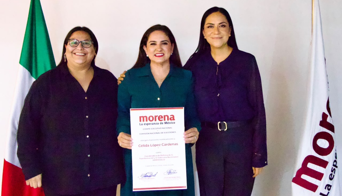 Morena designa a Célida López Cárdenas en Hermosillo