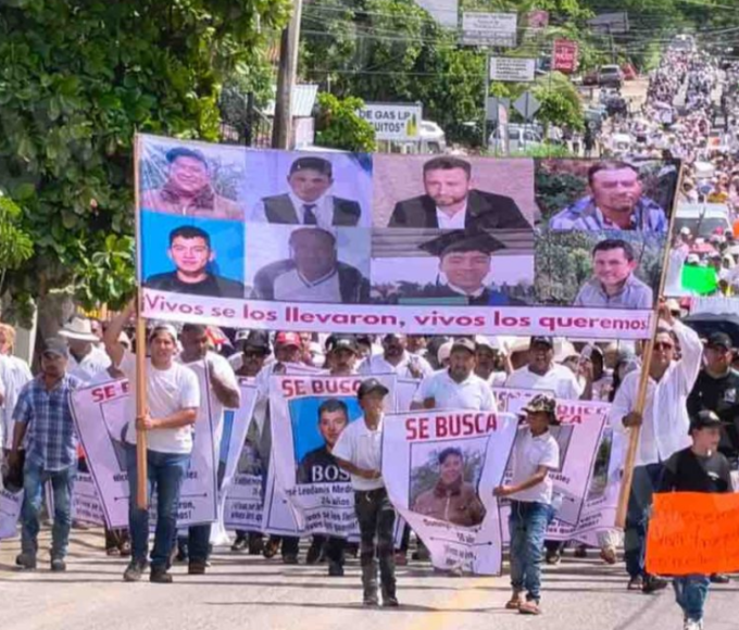 Ocho campesinos desaparecen en Guerrero