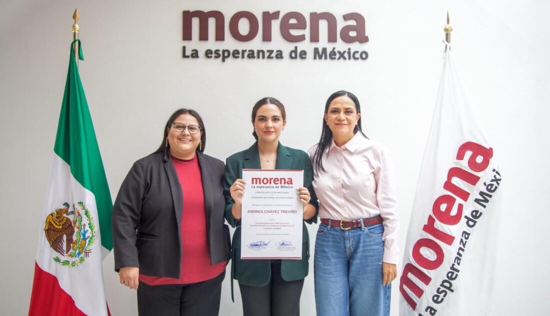 Morena candidatura de Ciudad Juárez a Andrea Chávez