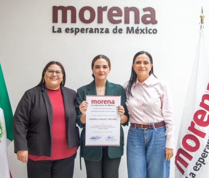 Morena candidatura de Ciudad Juárez a Andrea Chávez