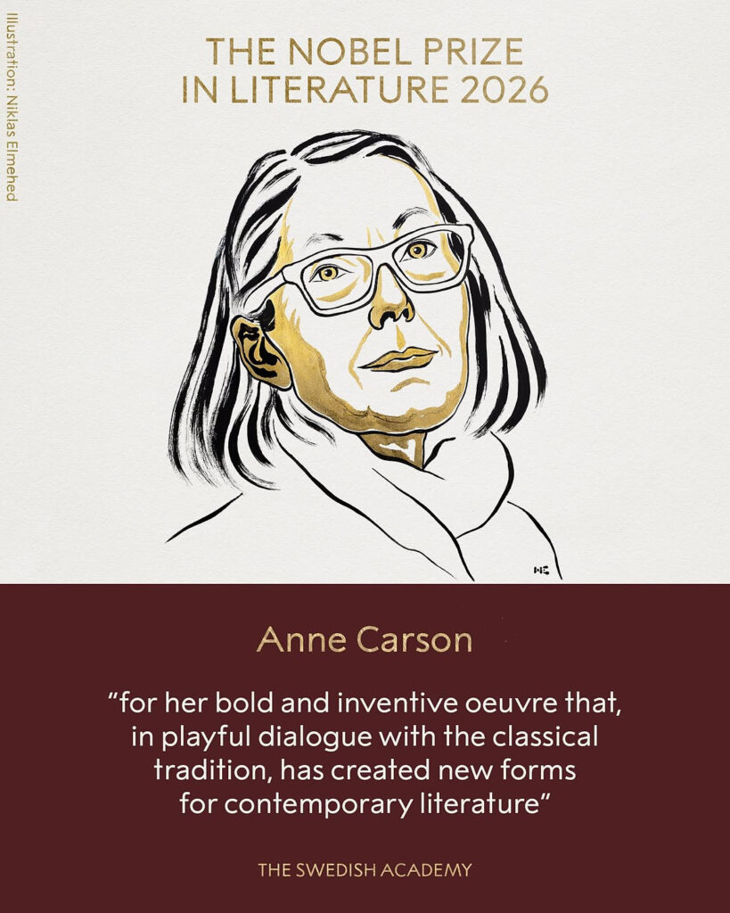 Anne Carson Nobel