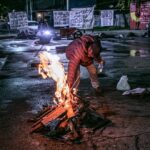 bloqueo en San Gregorio